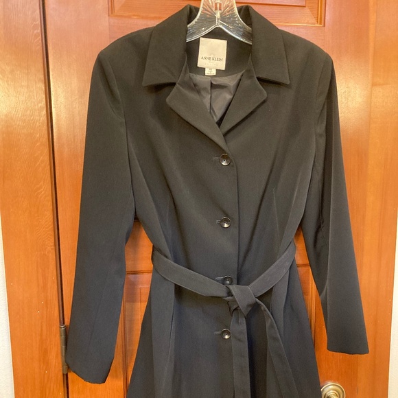 ANNE KLEIN black coat - Picture 1 of 7